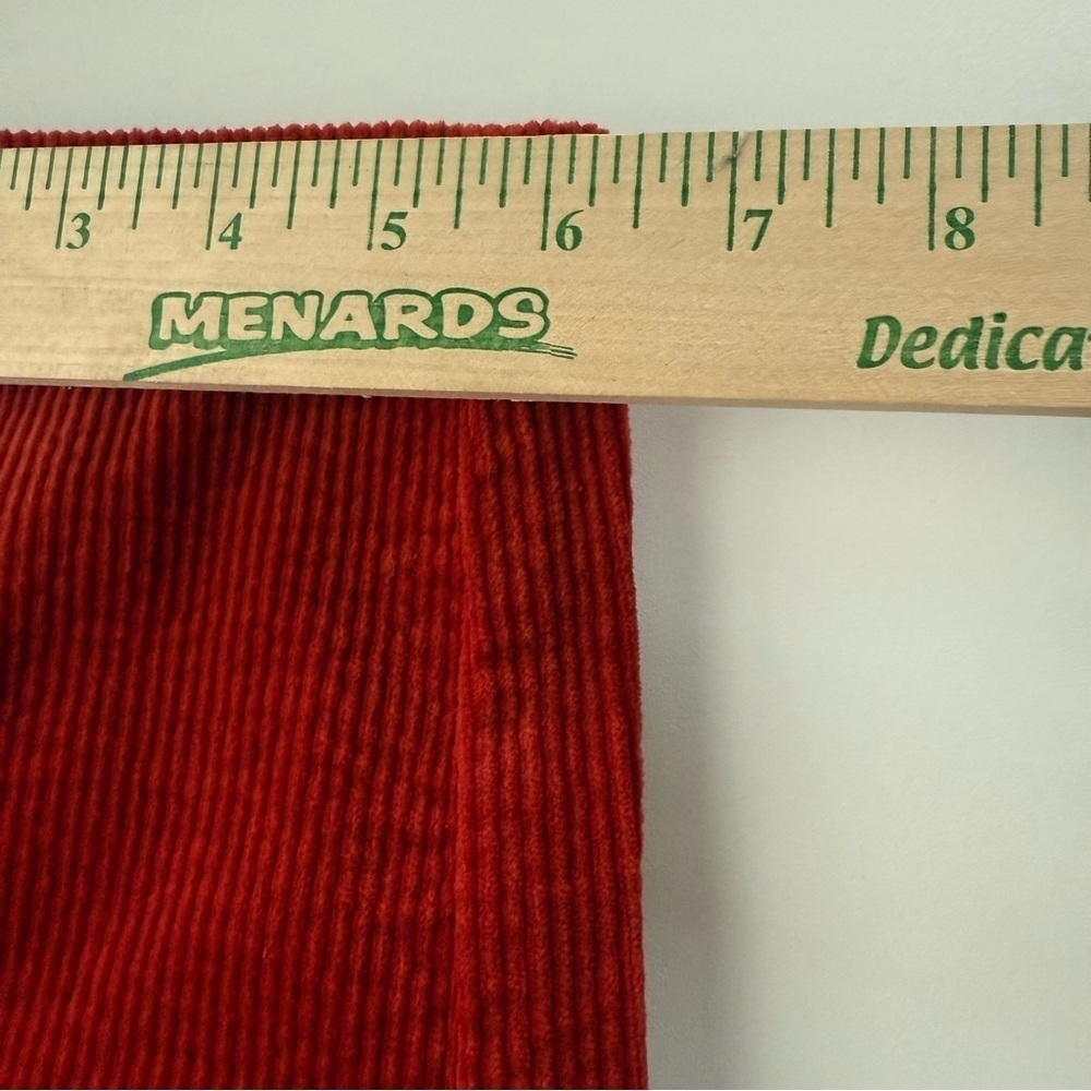 Judy Blue Red Corduroy Pants Size 25 NWT High Rise Straight Leg Stretch - Picture 13 of 15
